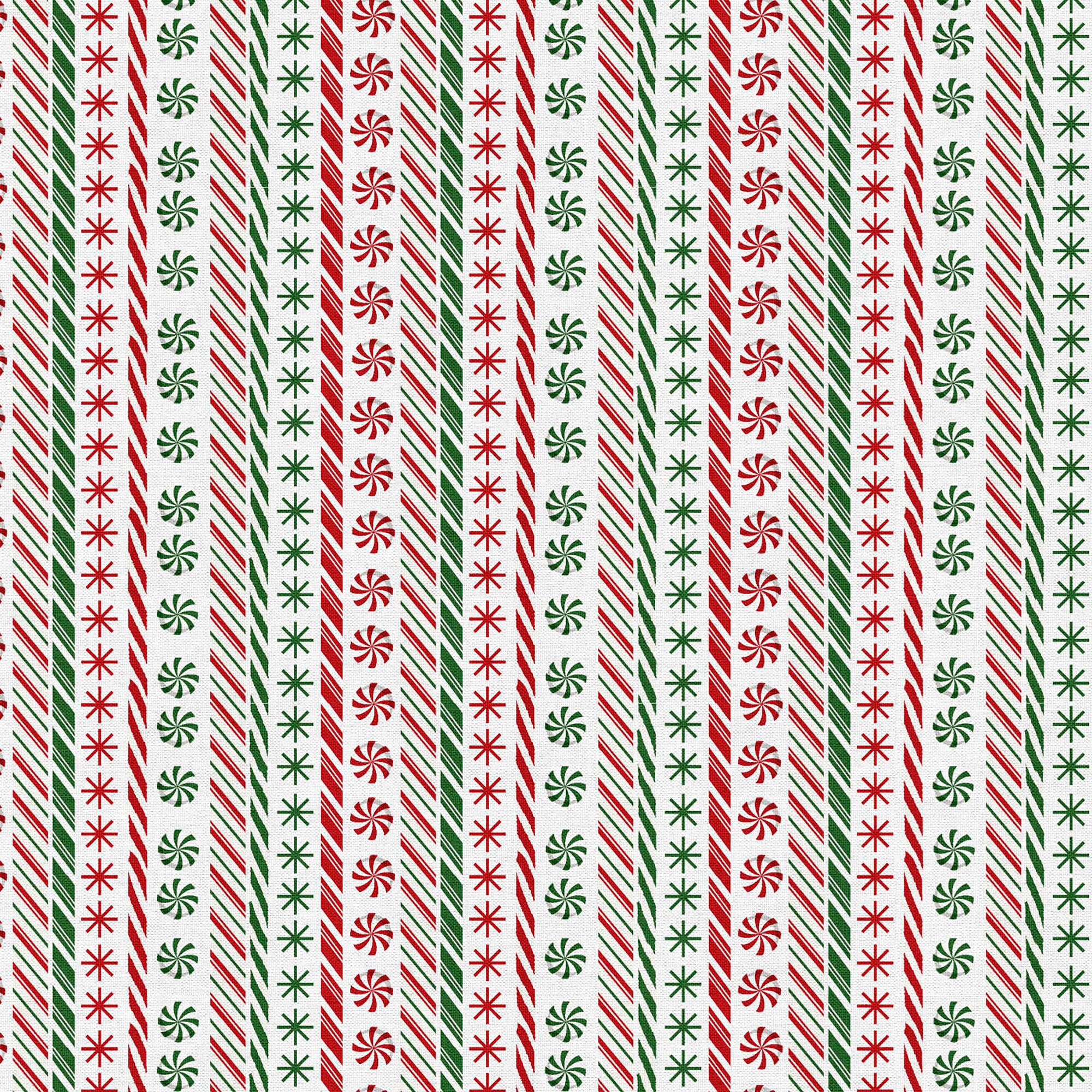 Fabric Editions Peppermint Stripe Cotton Fabric